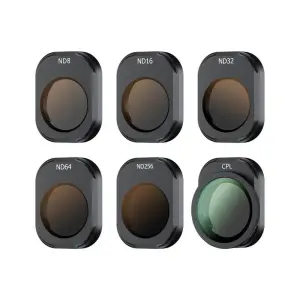 JJC filterpakke ND8 ND16 ND32 ND64 ND256 CPL til DJI Mini 4 Pro