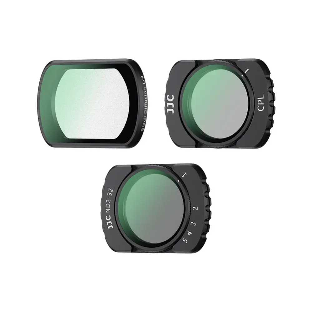 JJC filterpakke NDV2–32 Black Mist 1/4 CPL til DJI Osmo Pocket 3