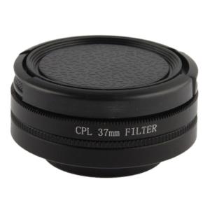 37mm CPL-filter og adapter til GoPro 3 / 3+ / 4