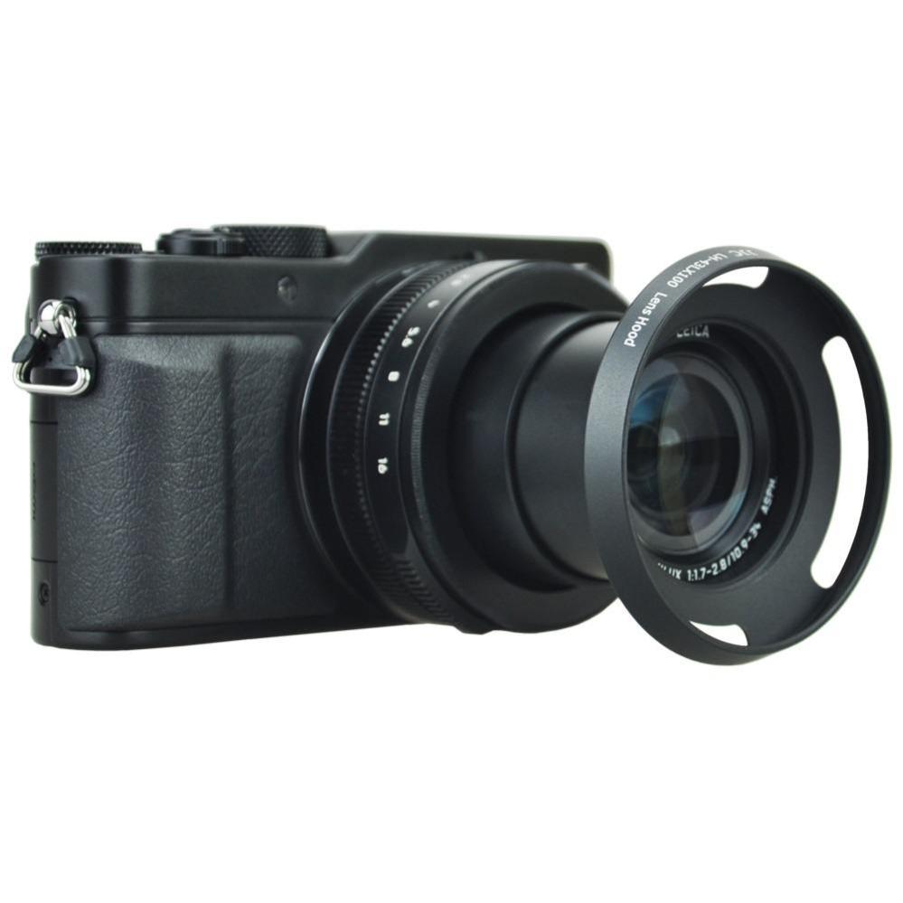 JJC modlysblænde og 58 mm adapter til Lumix LX100, Leica D-Lux