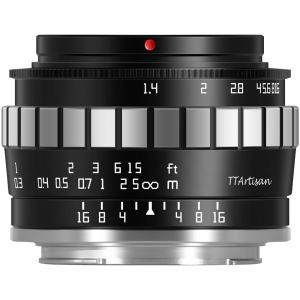 TTArtisan 23mm f/1.4 APS-C objektiv f&ouml;r Sony E silver