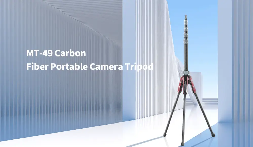 Ulanzi MT-49 – Portabelt kolfiberstativ för belysning och kamera