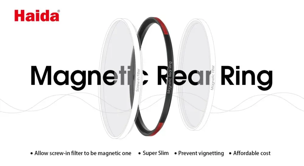 Haida magnetisk adapterring til bagside – gør dine filtre magnetiske