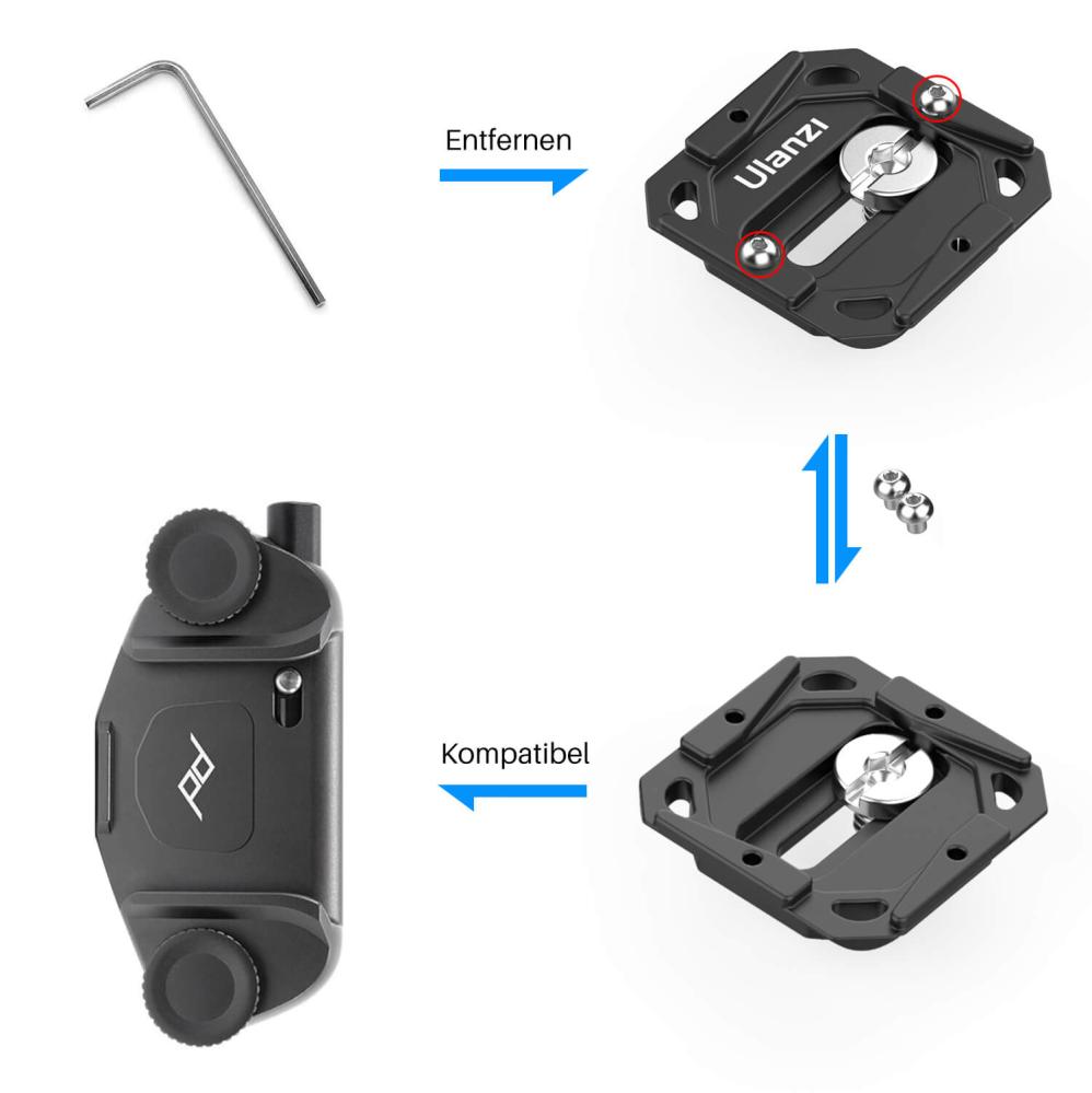 Ulanzi Kulhuvud med panoramaindexering och blixtskofäste