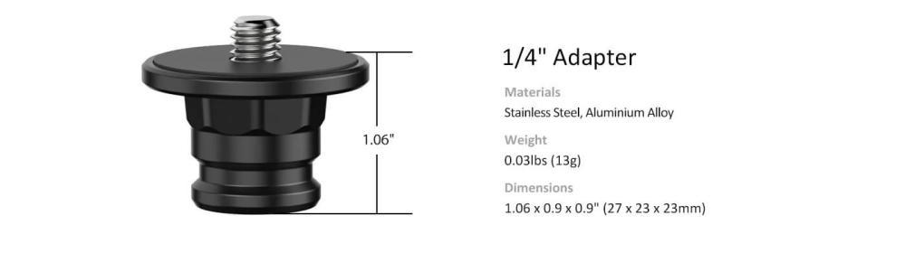 Ulanzi TT35 Ministativ av kolfiber för fotografering