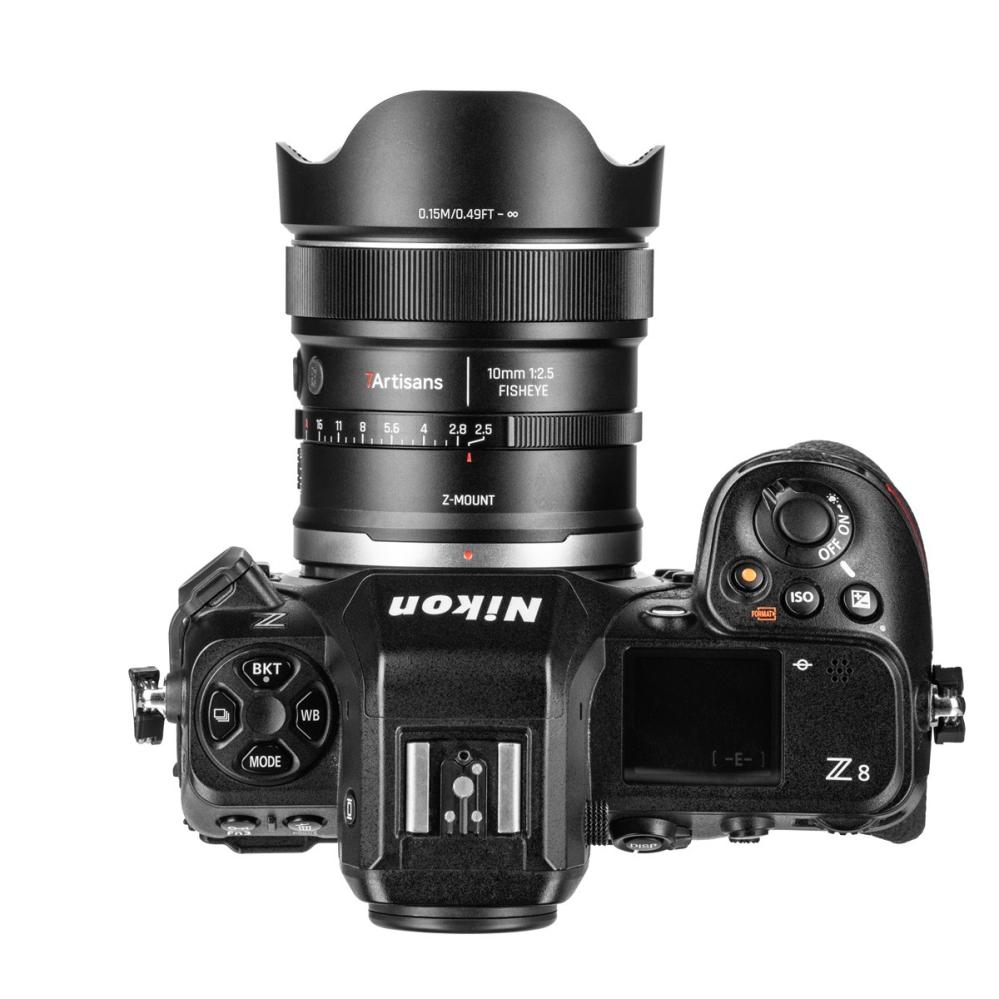7Artisans AF 10mm f/2.5 MAX fisheye-objektiv til Nikon Z