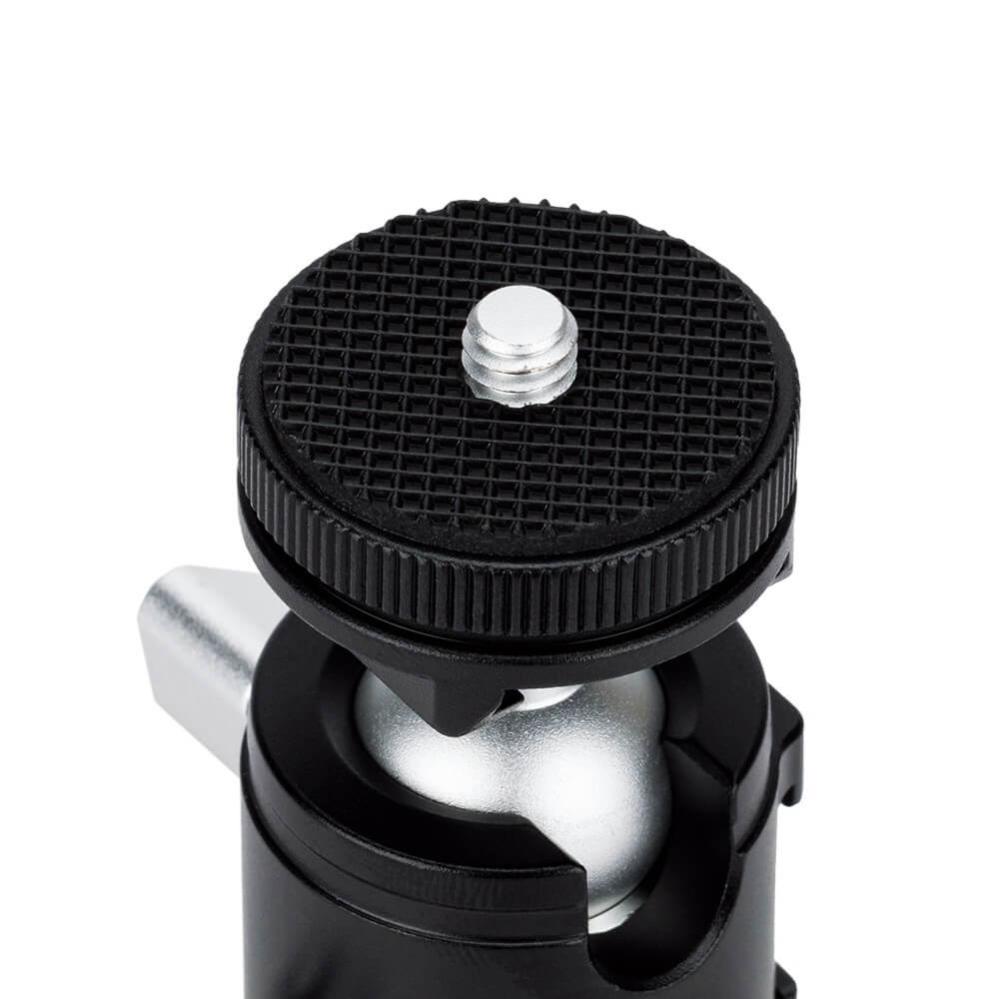 JJC Liten kulled med blixtsko för kamera/bur 1/4-tums gänga