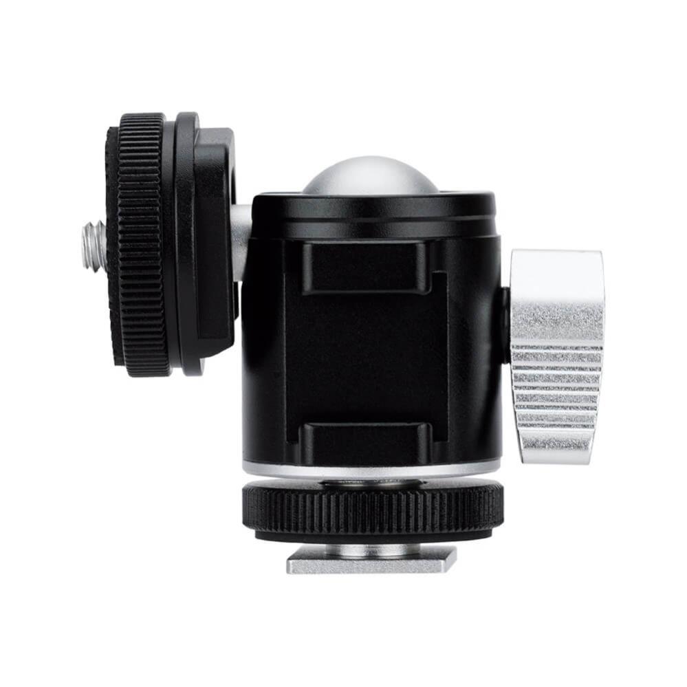 JJC Liten kulled med blixtsko för kamera/bur 1/4-tums gänga