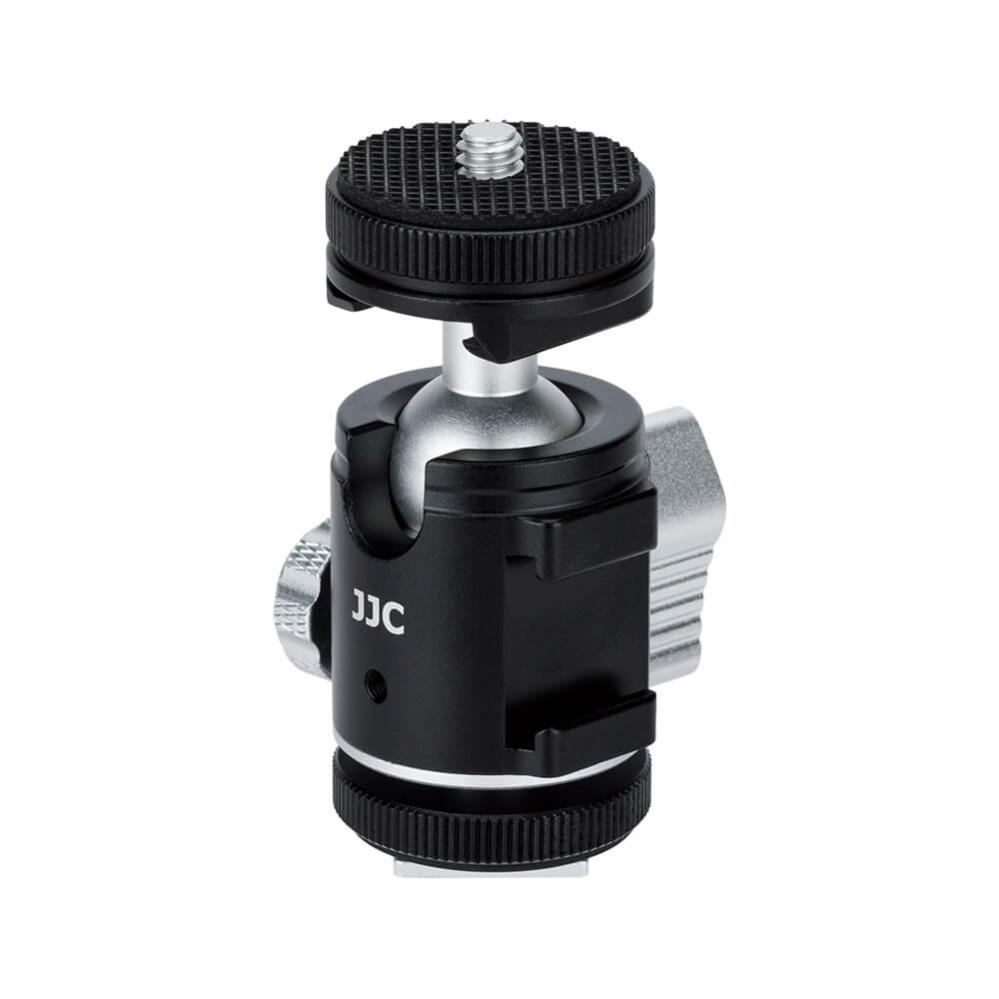JJC Liten kulled med blixtsko för kamera/bur 1/4-tums gänga