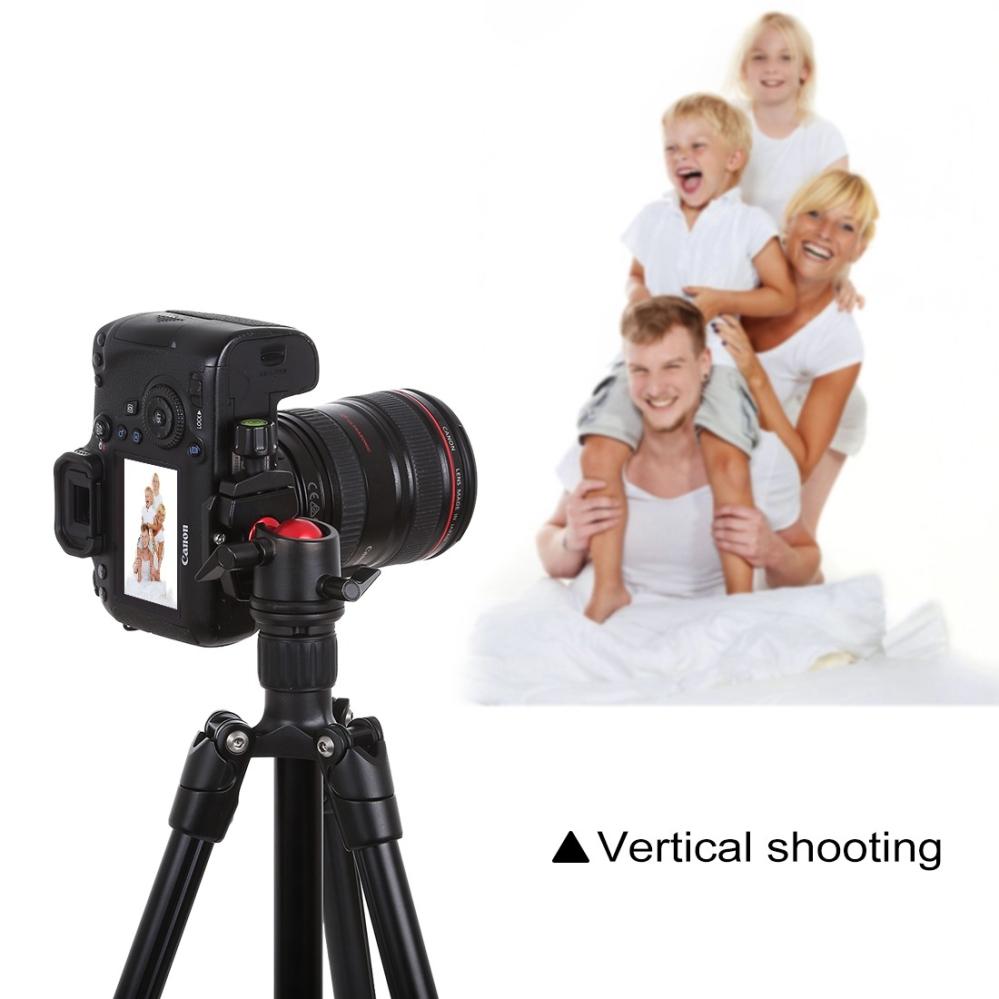 Puluz Roterbart kulledshuvud 360 grader med snabbplatta för DSLR