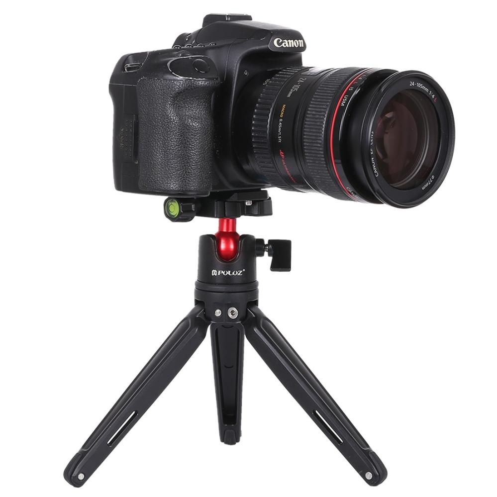 Puluz Roterbart kulledshuvud 360 grader med snabbplatta för DSLR