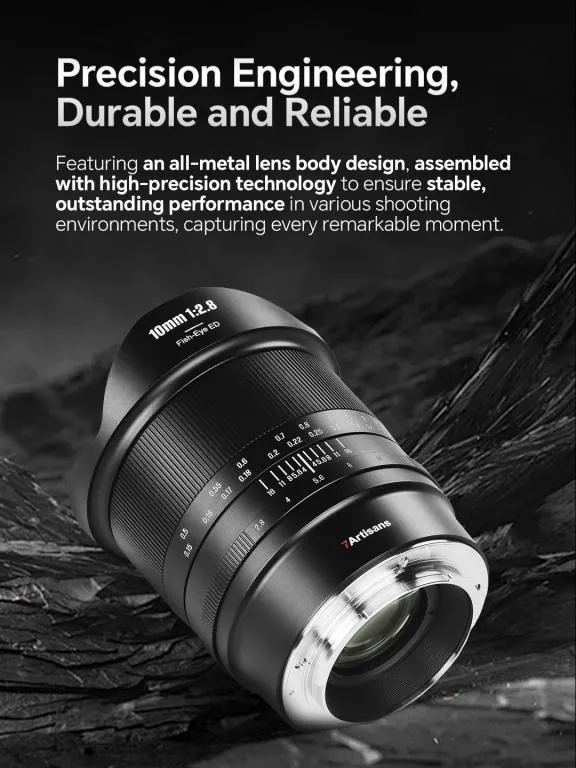 7Artisans 10mm f/2,8 Mark II vidvinkelobjektiv til Nikon Z (fullformat)