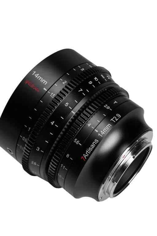 7Artisans 14mm T2,9 Spectrum Cinema til Nikon Z (Fullformat)