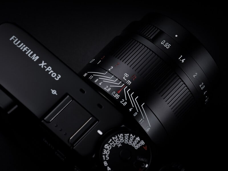 7Artisans 35mm f/0.95 objektiv APS-C för Canon EOS M