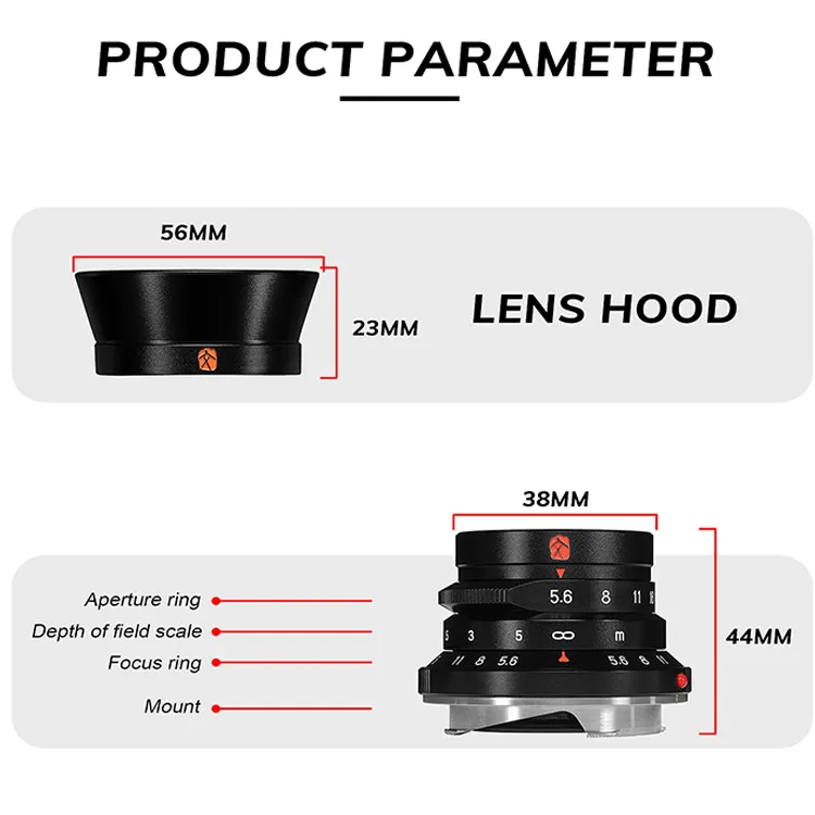 7Artisans 28mm f/5,6 objektiv til Leica M