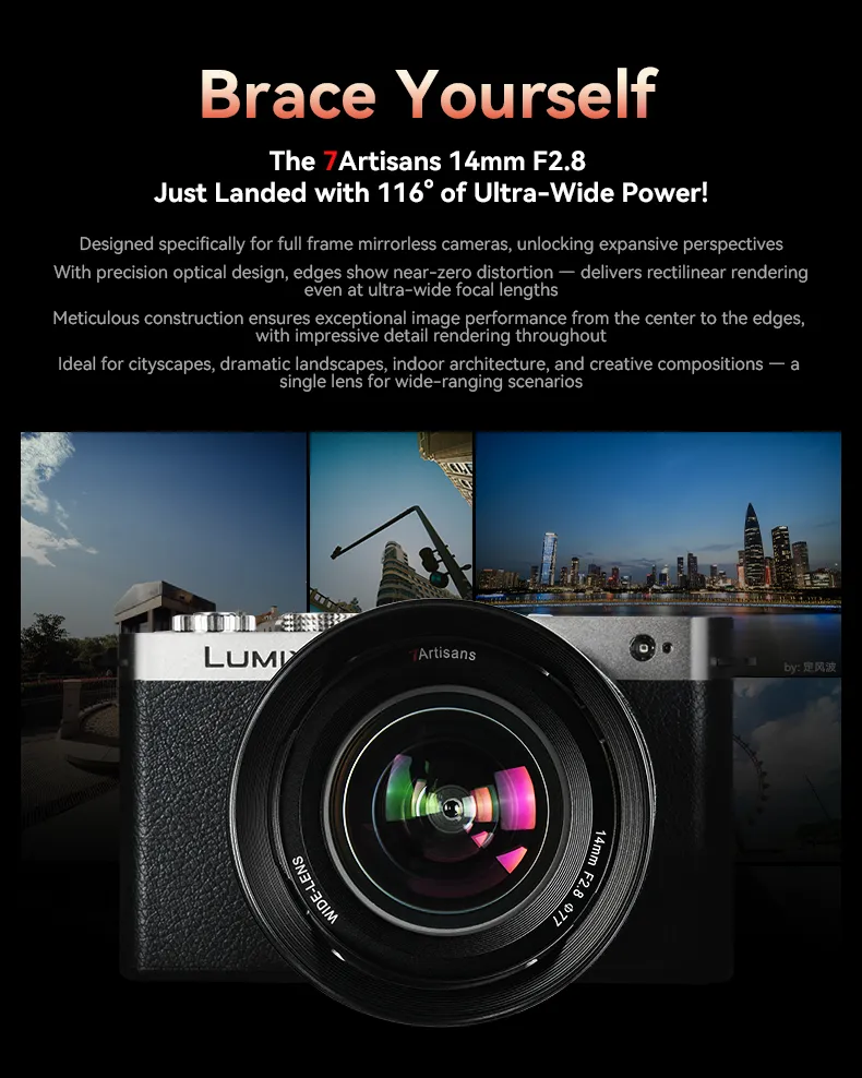 7Artisans 14mm f/2,8 til Nikon Z (fullformat)