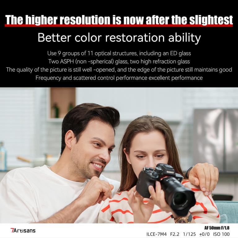 7Artisans AF 50mm f/1,8 til Nikon Z (Fullformat)