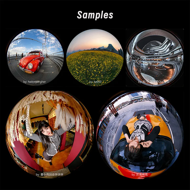 AstrHori 6.5mm f/2 Fisheye-objektiv för vidvinkelbilder