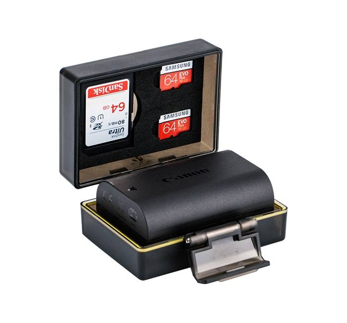 JJC Batteri & minneskortsfodral