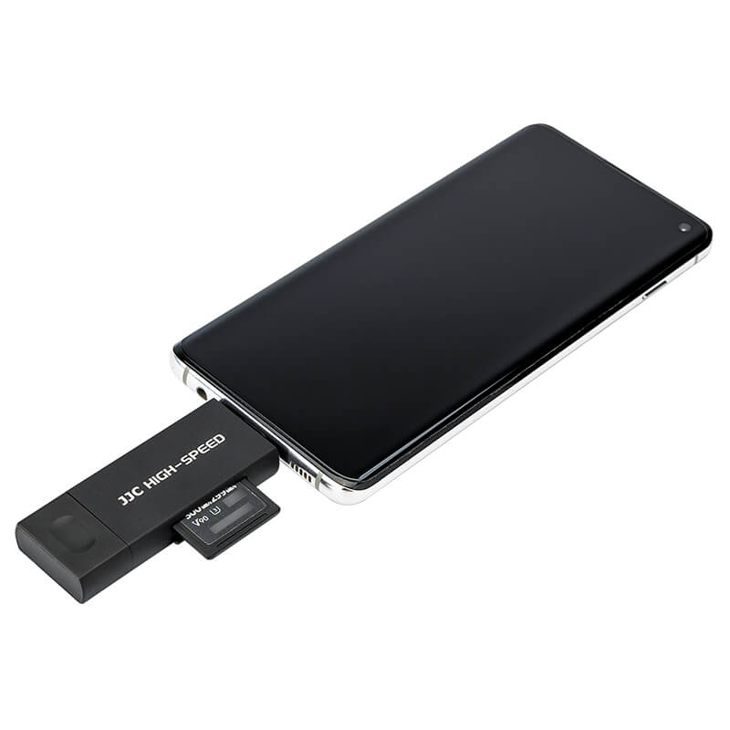 JJC Minneskortläsare 3i1 USB 3.1 för SD/SDHC/SDXC minneskort
