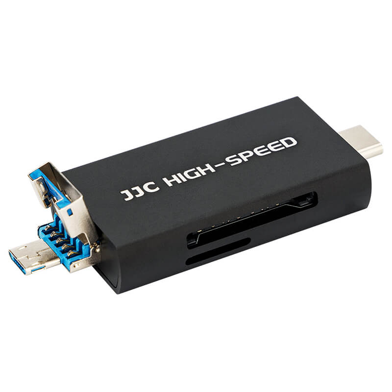 JJC Minneskortläsare 3i1 USB 3.1 för SD/SDHC/SDXC minneskort