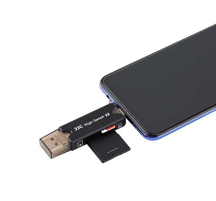 JJC Minneskortläsare 3i1 USB 3.0 för SD/TF minneskort