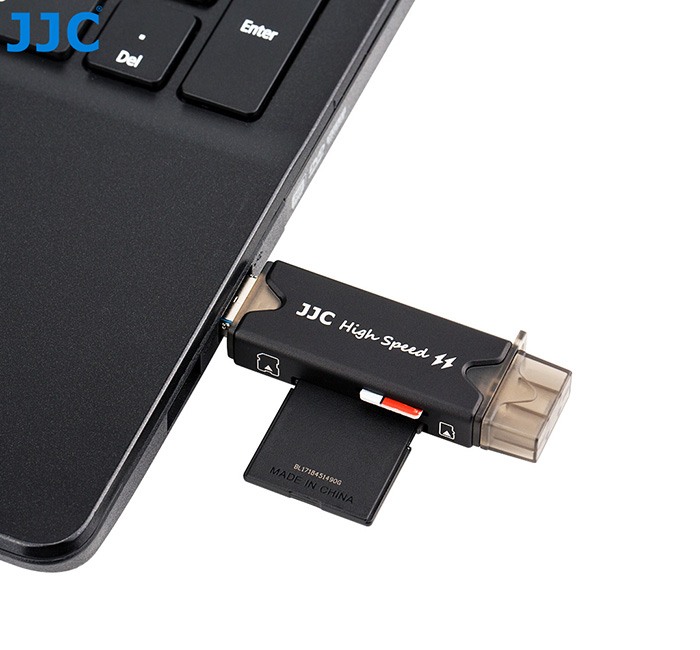 JJC Minneskortläsare 3i1 USB 3.0 för SD/TF minneskort