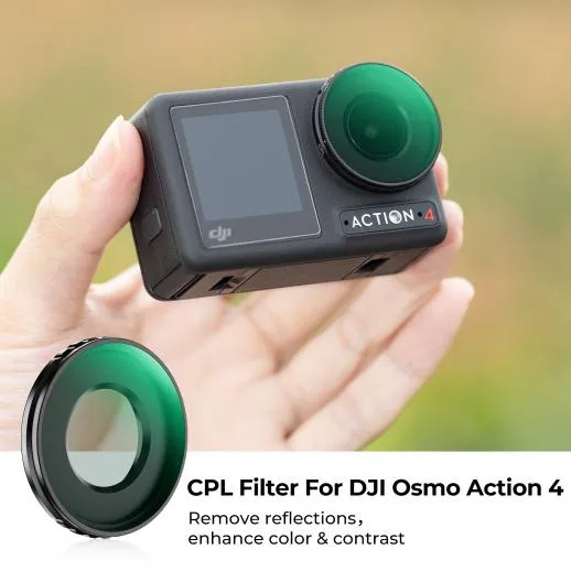 K&F Concept CPL-filter til DJI Osmo Action 4 / 5 Pro