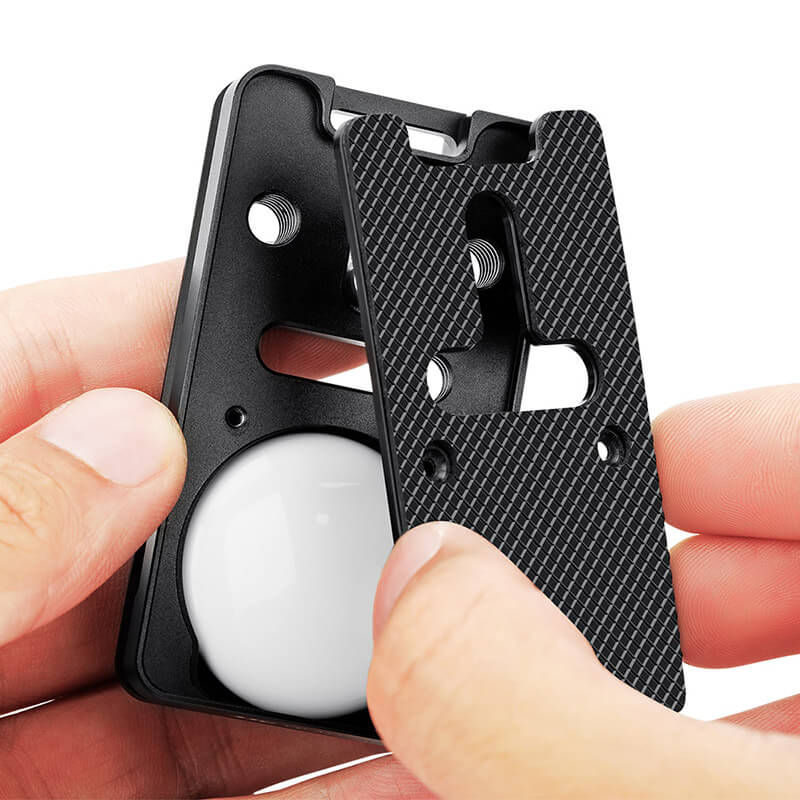 JJC CP-AT1 Snabbplatta med fack för AirTag Arca Swiss