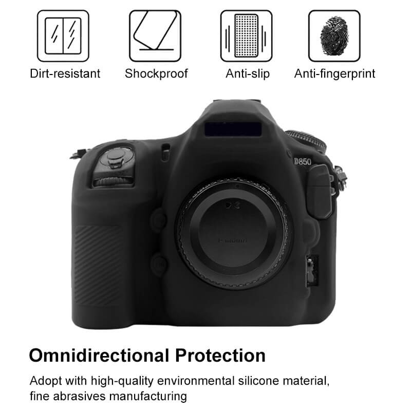 Puluz Silikonfodral för Nikon D850
