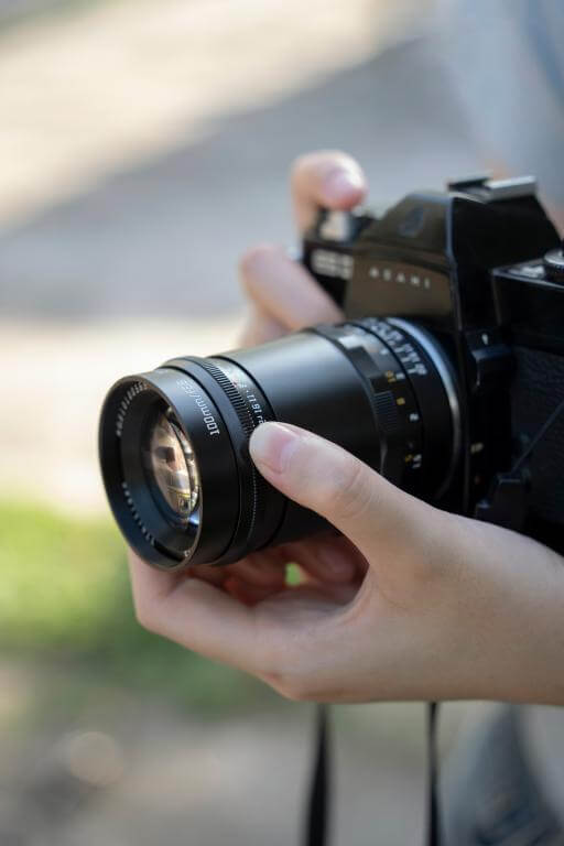 TTArtisan 100mm f/2.8 objektiv Soap Bubble Bokeh M42-fattning