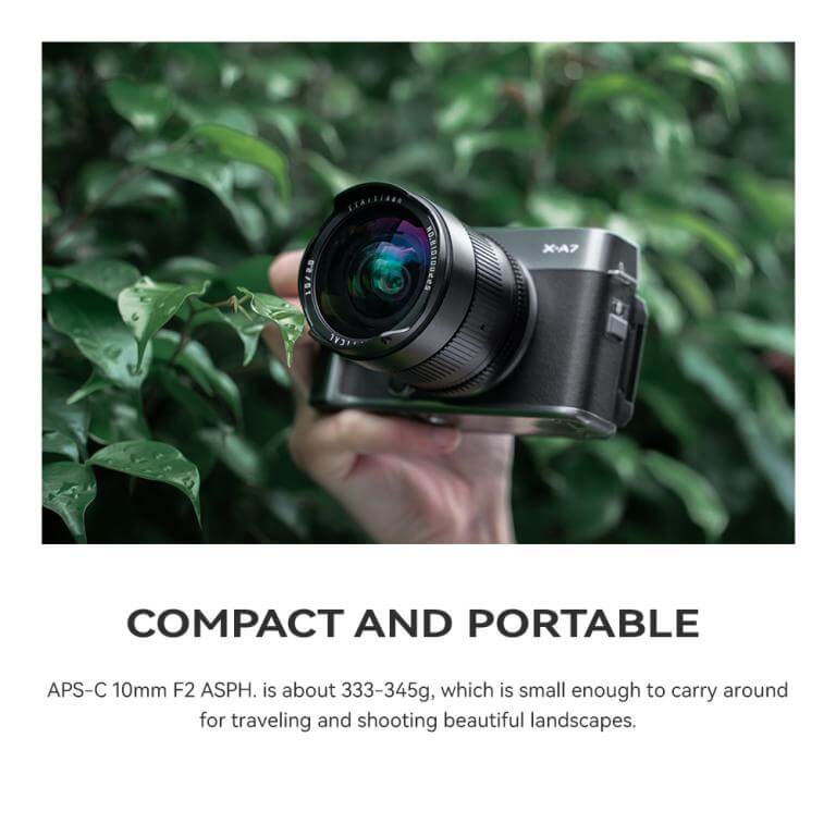 TTArtisan 10mm f/2 APS-C objektiv ASPH för Fujifilm X