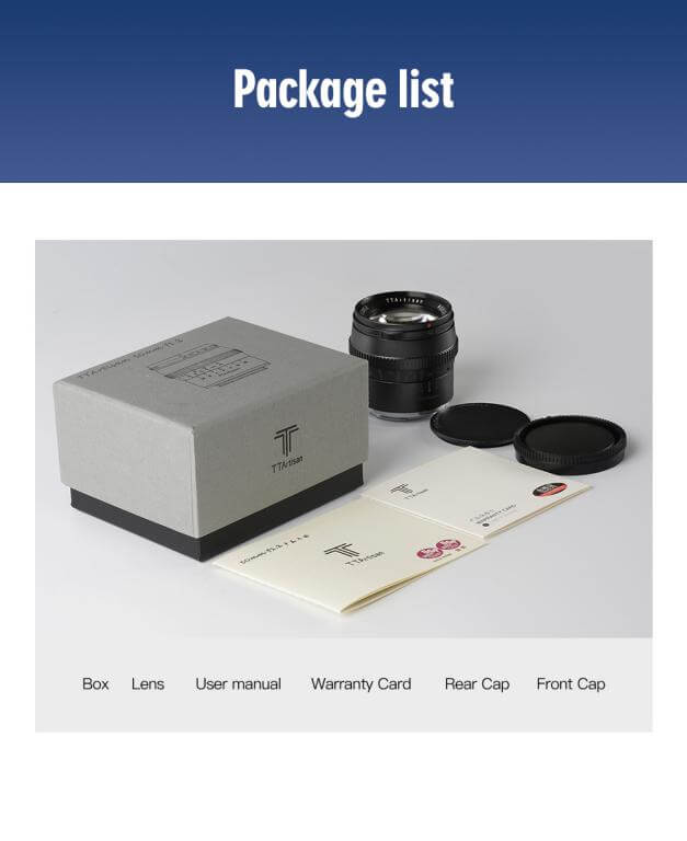 TTArtisan 50mm f/1.2 Objektiv APS-C för Fujifilm X