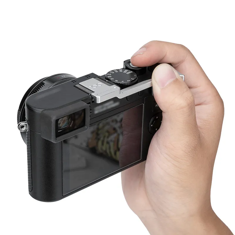 JJC Tumgrepp silver för Leica D-Lux 8 – Stabilt och bekvämt grepp