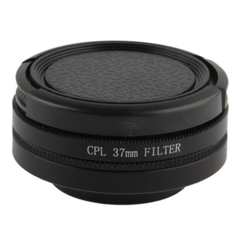 37mm CPL-filter og adapter til GoPro 3 / 3+ / 4