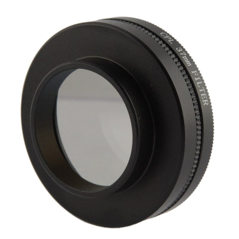 37mm CPL-filter og adapter til GoPro 3 / 3+ / 4