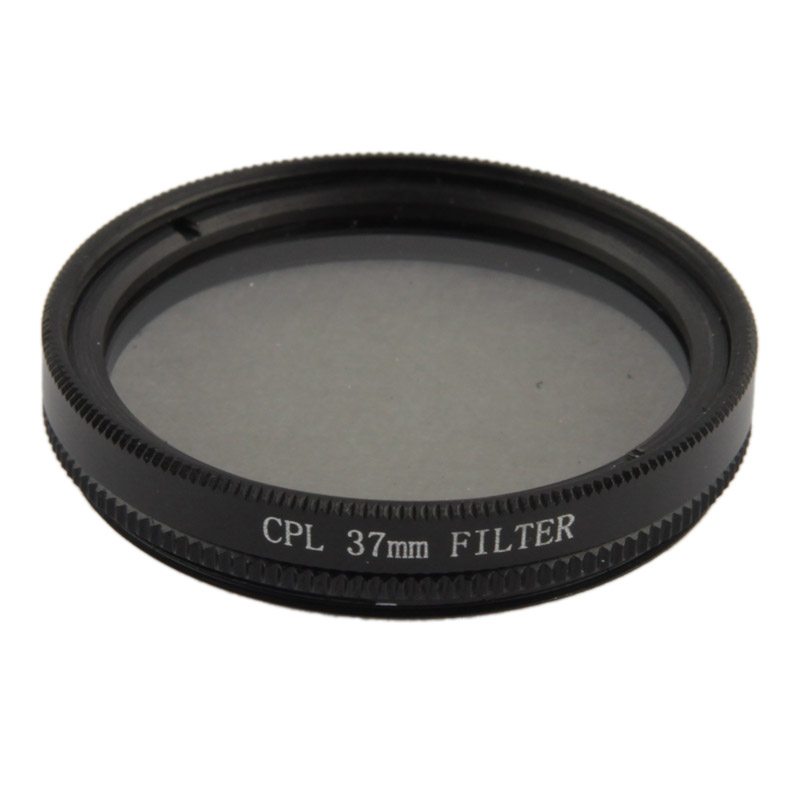 37mm CPL-filter og adapter til GoPro 3 / 3+ / 4