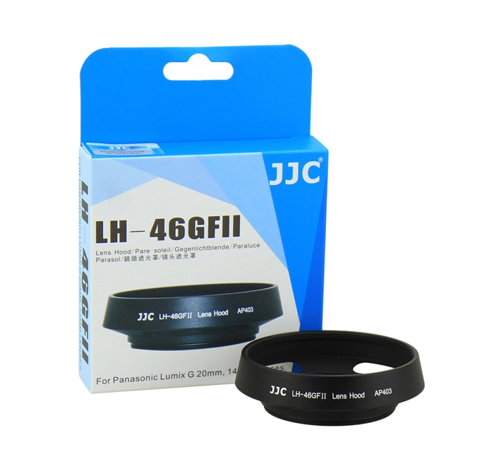 JJC modlysblænde til Panasonic Lumix G 14 mm & 20 mm (LH-46GFII)
