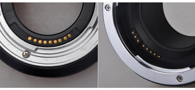 Commlite objektivadapter elektronisk till Canon EF för Canon EOS-M Kamerahus