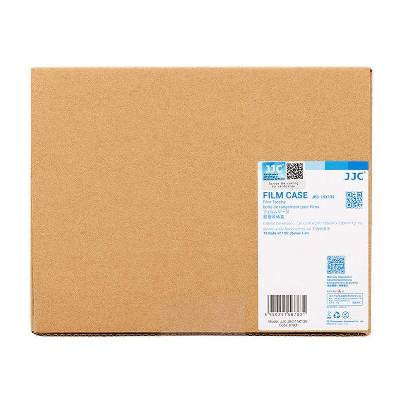 JJC JBC-15x135 Förvaringslåda för 15 rullar 135-film inklusive filmburkar