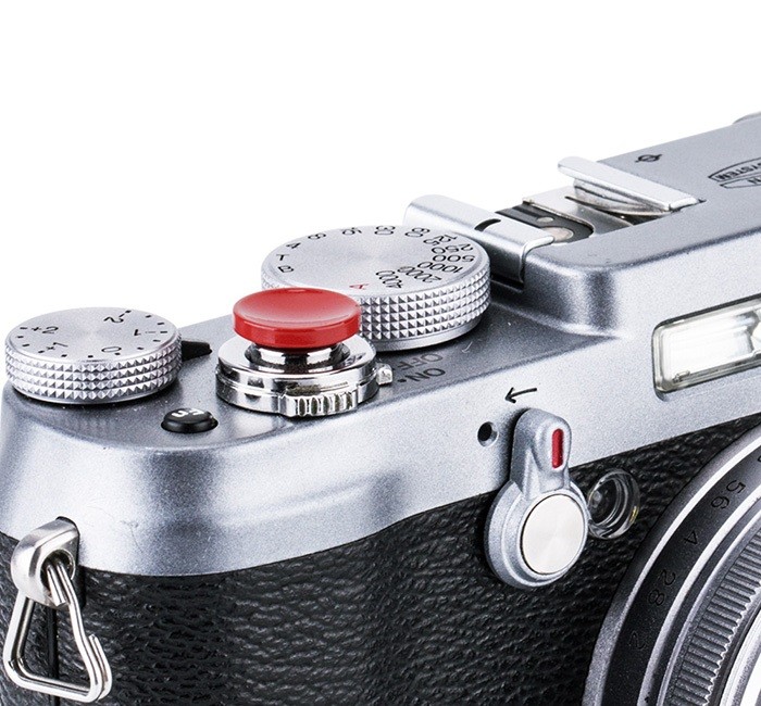 JJC Mjuk avtryckarknapp konkav Soft release button - Mörkröd