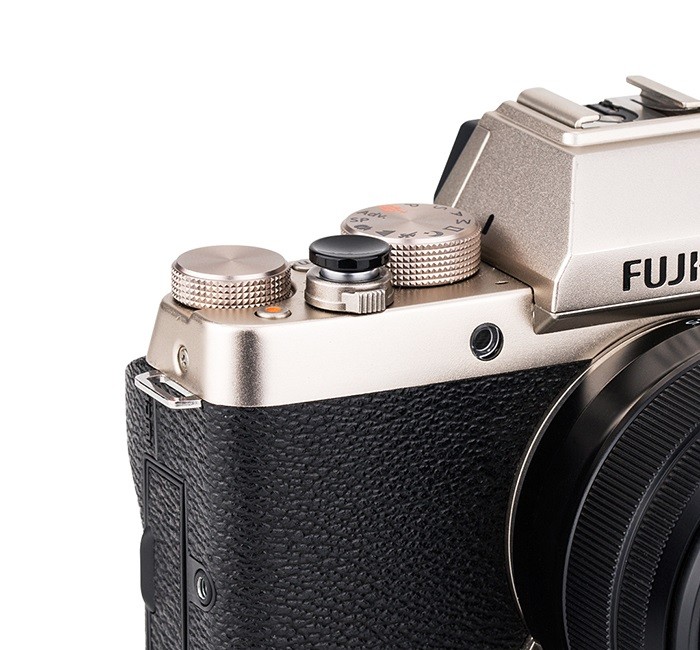 JJC självhäftande mjuk avtrycksknapp – svart konkav