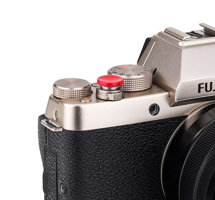 JJC selvklæbende blød udløserknap – rød konkav