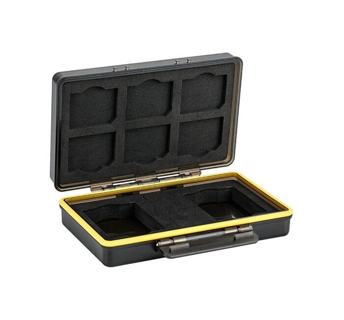 JJC Batteri & minneskortask 6xSD & 2xNP-W126/W126S