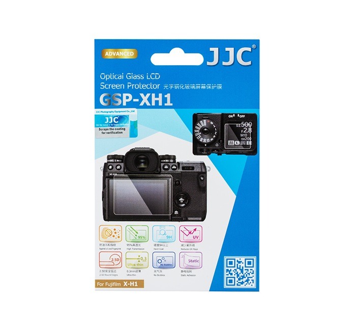 JJC Skärmskydd för Fujifilm X-H1 optiskt glas 9H