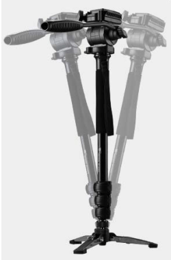Weifeng Enbensstativ med videohuvud & fötter 145cm 5kg