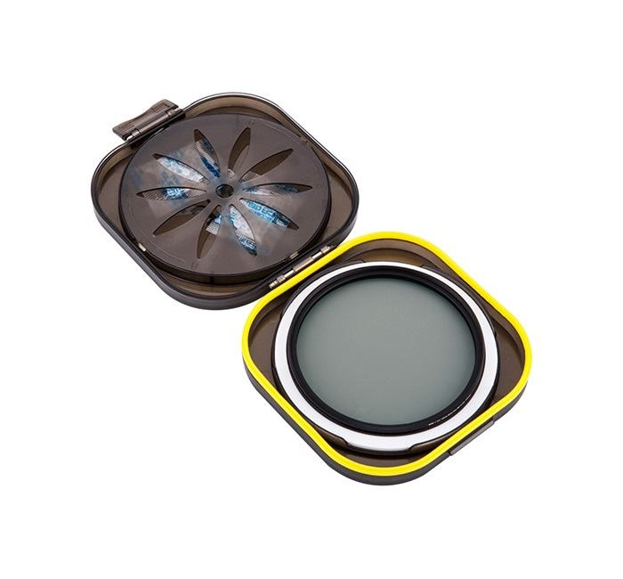 JJC fugtsikret filteretui til 58–82 mm kamerafiltre