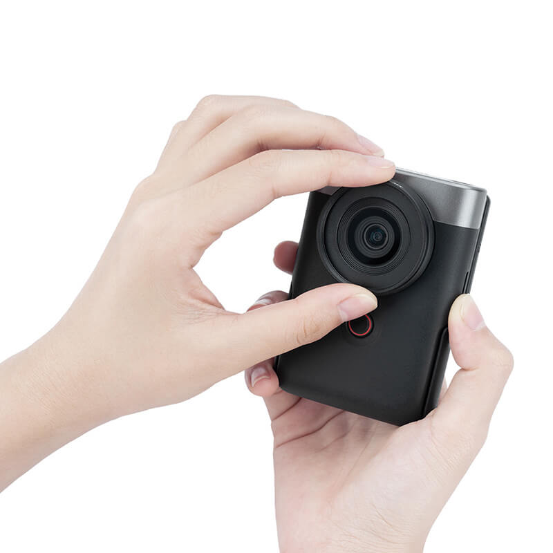 JJC 2-i-1 filteradapter 37 mm og objektivdæksel til Canon PowerShot V10