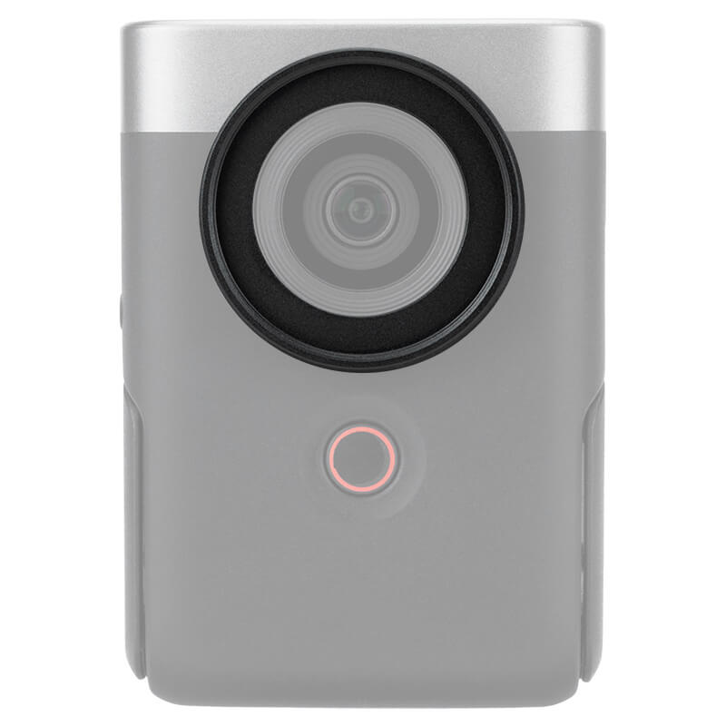 JJC 2-i-1 filteradapter 37 mm og objektivdæksel til Canon PowerShot V10