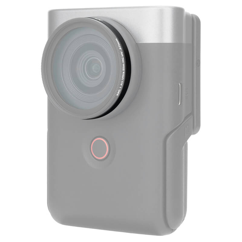 JJC 2-i-1 filteradapter 37 mm og objektivdæksel til Canon PowerShot V10